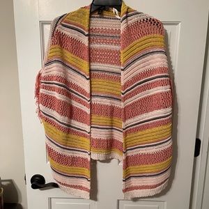 Jessica Simpson Crocheted Boho Poncho